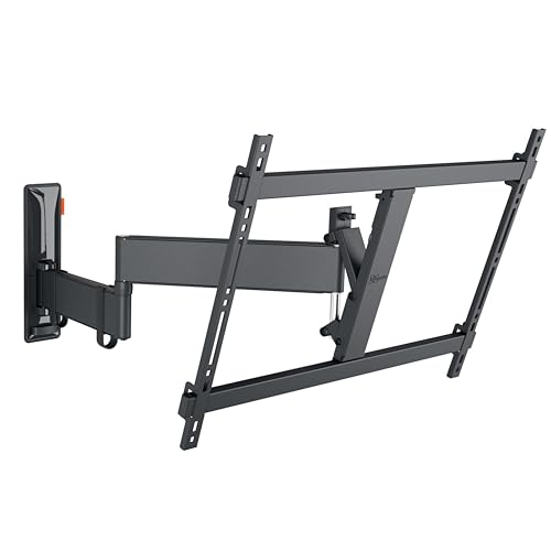 Vogel's Comfort TVM 3645 Schwenkbare TV-Wandhalterung für 40-77 Zoll Fernseher, Max. 35 kg, Schwenkbar bis zu 180°, Full-Motion TV Halterung max. VESA 600x400, Universelle Kompatibilität, Schwarz