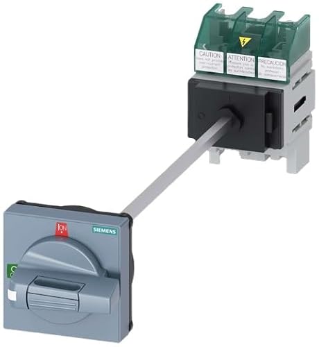 Siemens 3LD5 Disjoncteur 3 pôles, 32 A, 32 A, SENTRON fermé, classe CC, taille de fusible de classe J