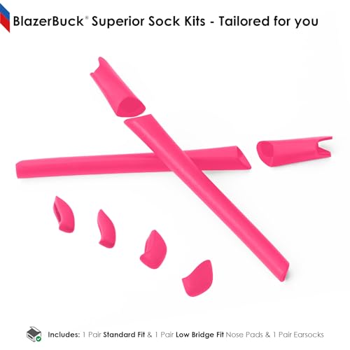 Image of BLAZERBUCK Replacement Sock Kits Earsocks & Nosepieces for Oakley Half Jacket XLJ Sunglass