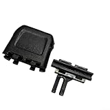 Paleta de cambio de ventilación trasera para Passat B8 B8l Cc, sistema de aire acondicionado de salpicadero, plástico negro, 300 x 75 x 245 mm, juego de 2 piezas