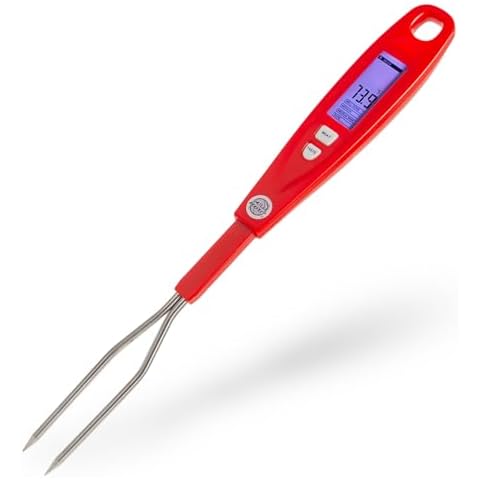 Digital Meat Thermometer Fork with Alarm Cover