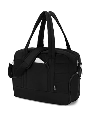 Image of CLUCI Weekender Travel Bag for Women Puffer Tote Bag Carry On Duffle Overnight Bags with Shoe Compartment