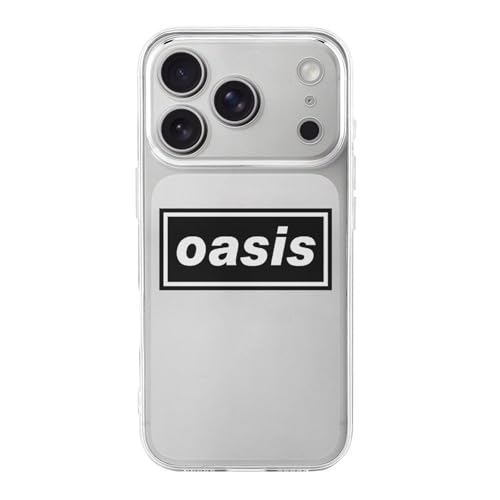 iPhone17Pro用ケース オアシス OASIS バンド アイフォン17Pro用ケース TPU スマホケース 透明シェル 軽量 耐久性 おしゃれ ワイヤレス充電対応