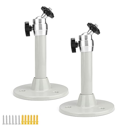 DEANKEJI 2 Pièces Support Videoprojecteur Plafond, Supports pour Caméra de Sécurité, 135MM Alliage Aluminium Supports pour Vidéoprojecteurs, pour Caméras de Sécurité, Divers Projecteurs