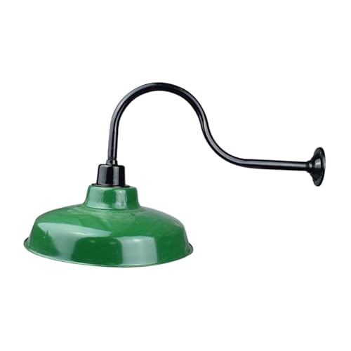 Fzaqwen Tombre de Luz de Pared de Granero Montaje Versátil de Pared Versátil Industrial Retro Retro de Lámpara Old Fashioned para La Pared Del Porche Jardín D, 40x16.5cm