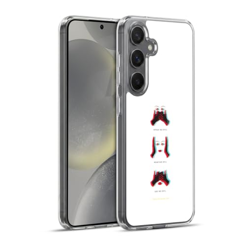 Carcasa Birds of Prey DC Comics compatible con Samsung Galaxy S24+ 5G de silicona transparente