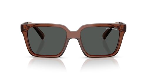 Image of Armani Exchange mens Ax4147sf Low Bridge Fit Square Sunglasses