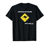 Australia is calling | Australien Känguru Backpacker T-Shirt