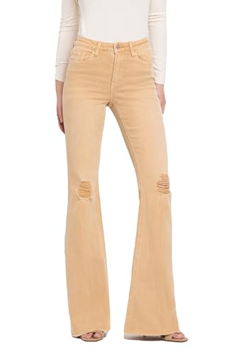 VERVET High Rise Super Flare Jeans V3029