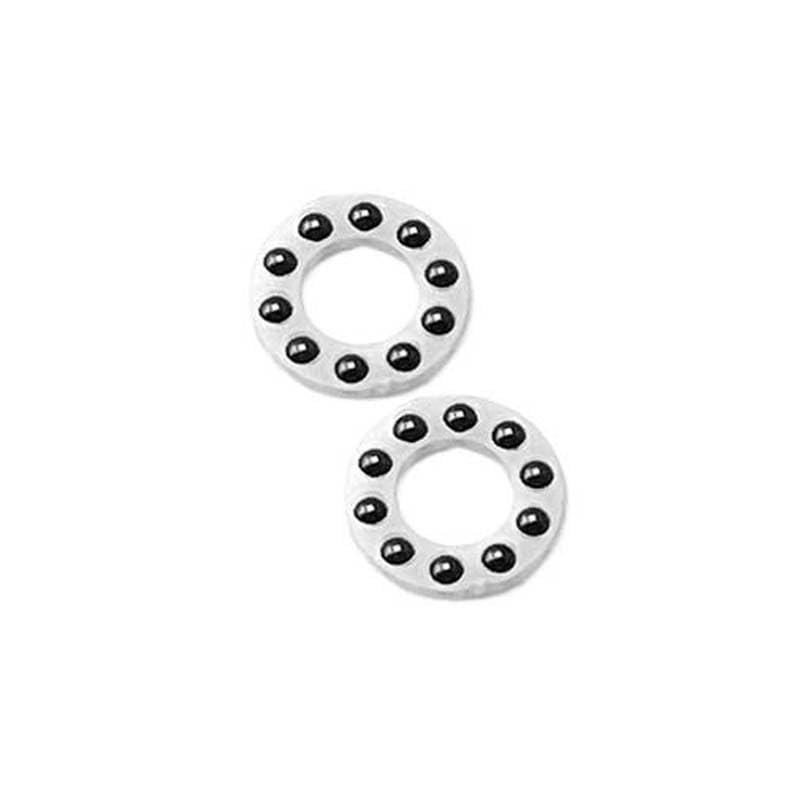 2PCS Thrust Ball Bearings Fit for Pocket Knife DIY Making Accessory Knife screw accessories Fli-pper ball bearing steel ball Fli-pper tool k-izer bearing(Small)