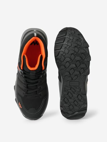 Image of Wildcraft mens 52064clivton 2 Bootblack orng Hiking Shoe