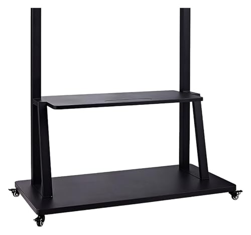Soporte móvil para TV de piso con ruedas miniatura 6
