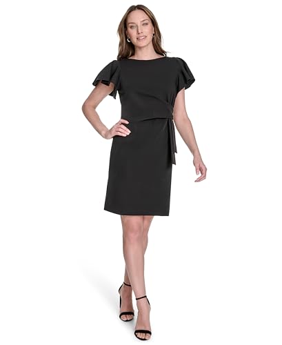Tommy Hilfiger Women's Dresses Sheath, Black, 2