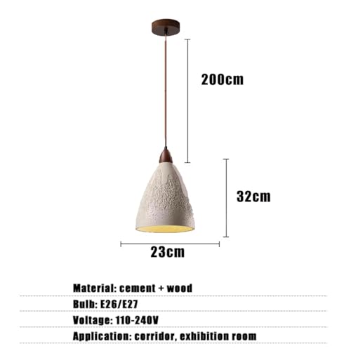 Minilámpara colgante de techo vintage LED para dormitorio y oficina 3