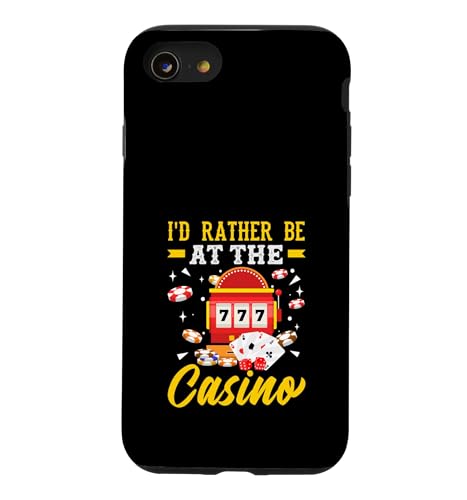 Id Rather Be At The Casino �X���b�g�}�V�� �M�����u�� �|�[�J�[ �X�}�z�P�[�X iPhone SE (2020) / 7 / 8 �p