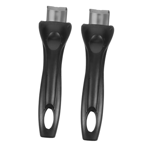 PRETYZOOM Reemplazo Mango De Olla Extraíble Grande 2 Piezas De Baquelita Negra Mango Lateral Aislante Térmico para Cacerolas, Sartenes y Ollas Pequeñas Uso Cocina Accesorios Utensilios