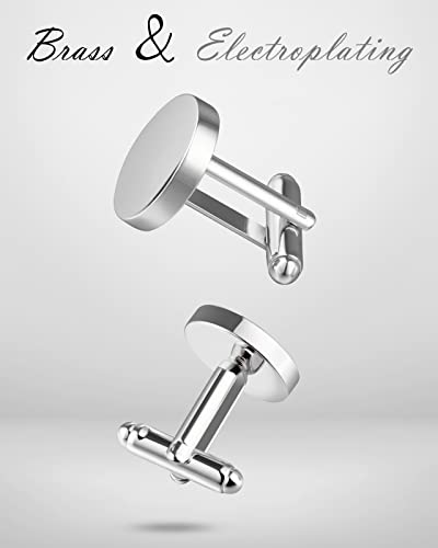 Best Gift For Men Rovtop Mens Cufflinks And Studs, Tuxedo Shirt Cufflinks And Studs Set For Men, Brass Cuff Links And Shirt Studs For Wedding/Banquet/Ceremony/Business #TOP4
