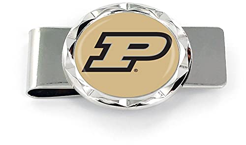 Pince à billets Purdue Boilermakers Aminco avec finition diamantée de luxe