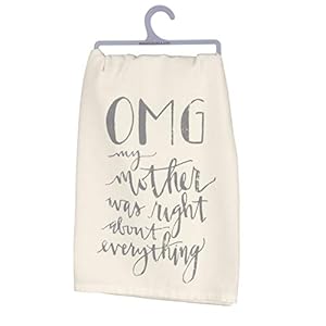 Primitives by Kathy OMG My Mom Gift Bundle of 2 Kitchen Towels