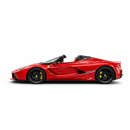 Image of 1:24 Scale LaFerrari Convertible Die Cast Metal Car Model with Openable Doors & Hood, Detailed Interior, Pull Back Action Toy Car for Kids & Collectors, Display Model