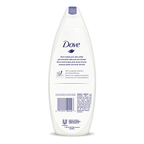 Dove Body Wash With Skin Natural Nourishers For Instantly Soft Skin And Lasting Nourishment Deep Moisture Sulfate Free 22 Oz, 4 Count #TOP1