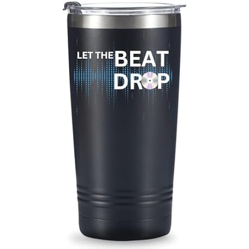 Onebttl DJ Gifts for Men, Women, Disc Jockey Gifts, Disco & Bar Lovers - Let the Beat Drop