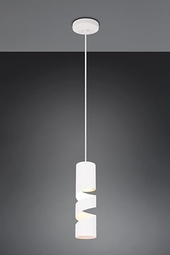 Trio Lighting Lampada A Sospensione Stream, Bianca, Ø 8 Cm, Metallo, GU10 - 2