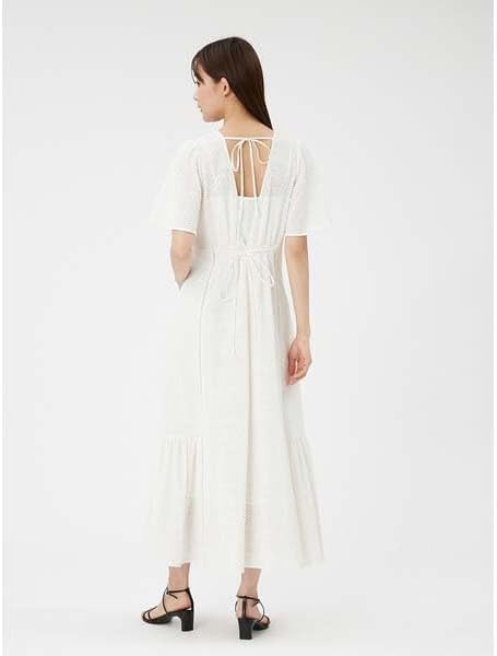 Amazon.co.jp: [フレイ アイディー] カットワークレースフレアスリーブ 