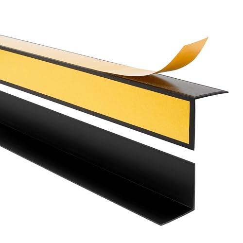 Quest Winkelleiste Kantenschutz Selbstklebend – Kunststoff PVC...