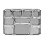 10 Compartment Silver