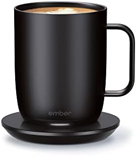 Ember Temperature Control Smart Mug 2, 14 Oz, App-Controlled Heated Coffee Mug with 80 Min Battery Life and Improved Design, Black