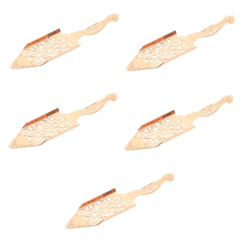 Amosfun 5 Pz Cucchiaio Di Assenzio Cucchiai Di Assenzio Comodo Cucchiaio Per io Bar io Bicchieri Da io Fornitura Di io Acciaio Inossidabile Rose Gold