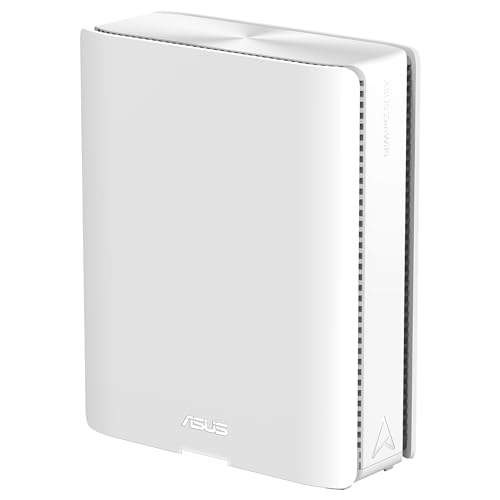 ZenWiFi BQ16 White 2-Pack - Sistema WiFi 7 quad-band BE25000 (802.11be) in mesh, larghezza di banda 320 MHz e 4096-QAM, due porte 10G, WAN di backup, sicurezza di rete e compatibile con AiMesh - Powerline - Immagine 2