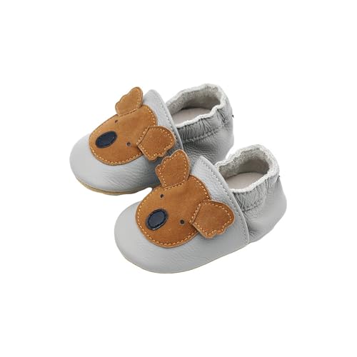 Baby Moccasins Slippers Infant Boys Girls Cute Animal Graphic Soft Leather Shoes Cozy Slip On First Walking Shoes4