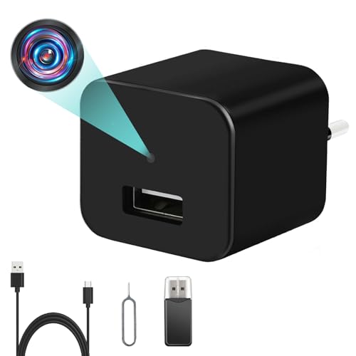 LXMIMI Caméra Cachée USB HD 1080P Mini Caméra Espion, Chargeur USB Caméra Cachée, Adaptateur de Charge Caméra Cachée Espion Supportant la Détection de Mouvement et l'Enregistrement en Boucle (Noir) LXMIMI Caméra Cachée USB HD 1080P Mini Caméra Espion, Chargeur USB Caméra Cachée, Adaptateur de Charge Caméra Cachée Espion Supportant la Détection de Mouvement et l'Enregistrement en Boucle (Noir)