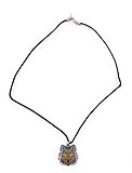 Versand aus Deutschland Onwomania Wolfkopf Raubtier Hund Rudeltier Stimmungskette Kette Modeschmuck Länge 49 cm