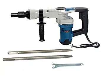 Turkish 1600 Watts, 3200rpm Metro 6.8kg Heavy Duty Chipping and Demolition Hammer (Blue and Silver)