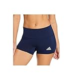 adidas Women's 4 Inch Shorts, Team Navy Blue/White, Large