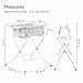 Collapsible Baby Bathtub with Stand - Large Capacity Baby Bath Tub with Thermometer & Soft Cushion | Portable Travel Newborn Infant Bathtub | Foldable Toddler Bathtub for Baby 0 to 36 Months
