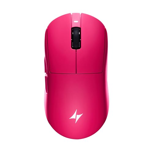 Image of ATK Dragonfly A9 Ultimate Wireless Gaming Mouse, PAW3950 Ultra Sensor, DPI up to 42,000, 55g Lightweight, 8K Polling, 800 Hr Battery Life, 5 Programmable Buttons, Dual-Mode 2.4G /Wired - Pink