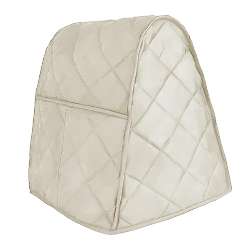 KLKCMS スタンドミキサー防塵カバー 家庭用ミキサー保護カバー キッチン家電 コーヒーメーカーアクセサリー用, ベージュ