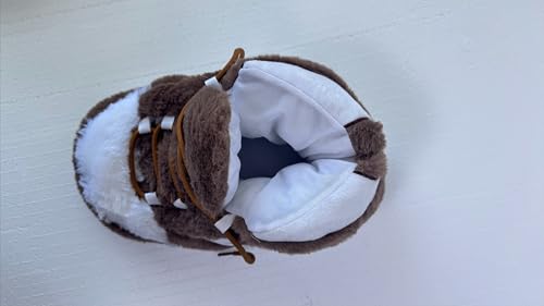 Image of CUTEGAL Sneaker Slippers Star Fluffy Shoes Memory Foam One Size Indoor Comfy and Trendy for Men Unisex Home Pantuflas