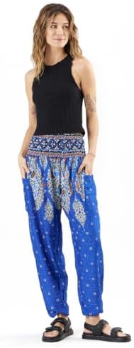 Happy Trunks Harem Pants - Flowy, Baggy Sweatpants for Women - Hippie Clothing