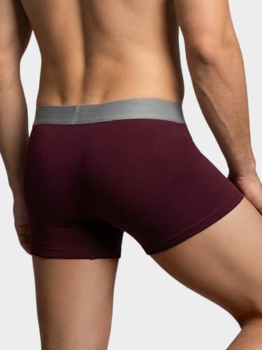 Image of Levi's Cotton Elite Trunk | Premium Men's Trunk Underwear | 4-Way Stretch | Outer Elastic Waistband | H-Pocket | Style 072 | Pack of 2