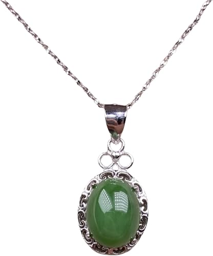 Pendentif en cristal naturel hypoallergénique en argent massif 925