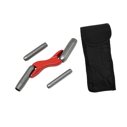 B Baosity Brick Jointer Jointer de Ladrillos para Paredes Herramienta de Recorte Manual Cabezas Intercambiables Incluye Bolsa Portable Y Construcción Sólida en, Rojo