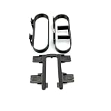 Landing Gear Heighten Safety Bracket With RF-V16 GPS Tracer Locator Frame Clip,Compatible For DJI Mavic Pro Drone Accessories(Black)
