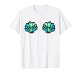 Meerjungfrau Muschel BH Bikini Kostüm Karneval mermaid, T-Shirt