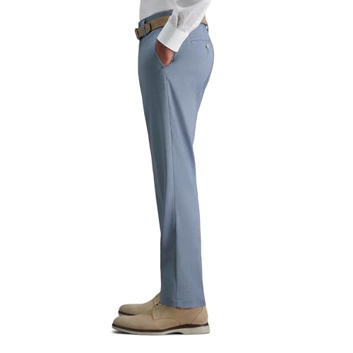 Image of Haggar Men's Cool Right Performance Flex Straight Fit Flat Front Pant