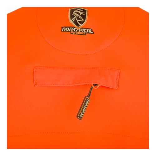 DRAKE Men's Blaze Orange Functional Hunting Vest with Scent Control | Side Entry Fleece-Lined Hand-Warmer Pockets3